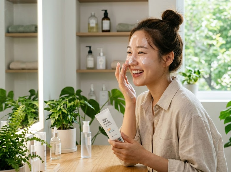 koreanische Sonnencreme