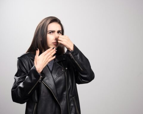 Lederjacke